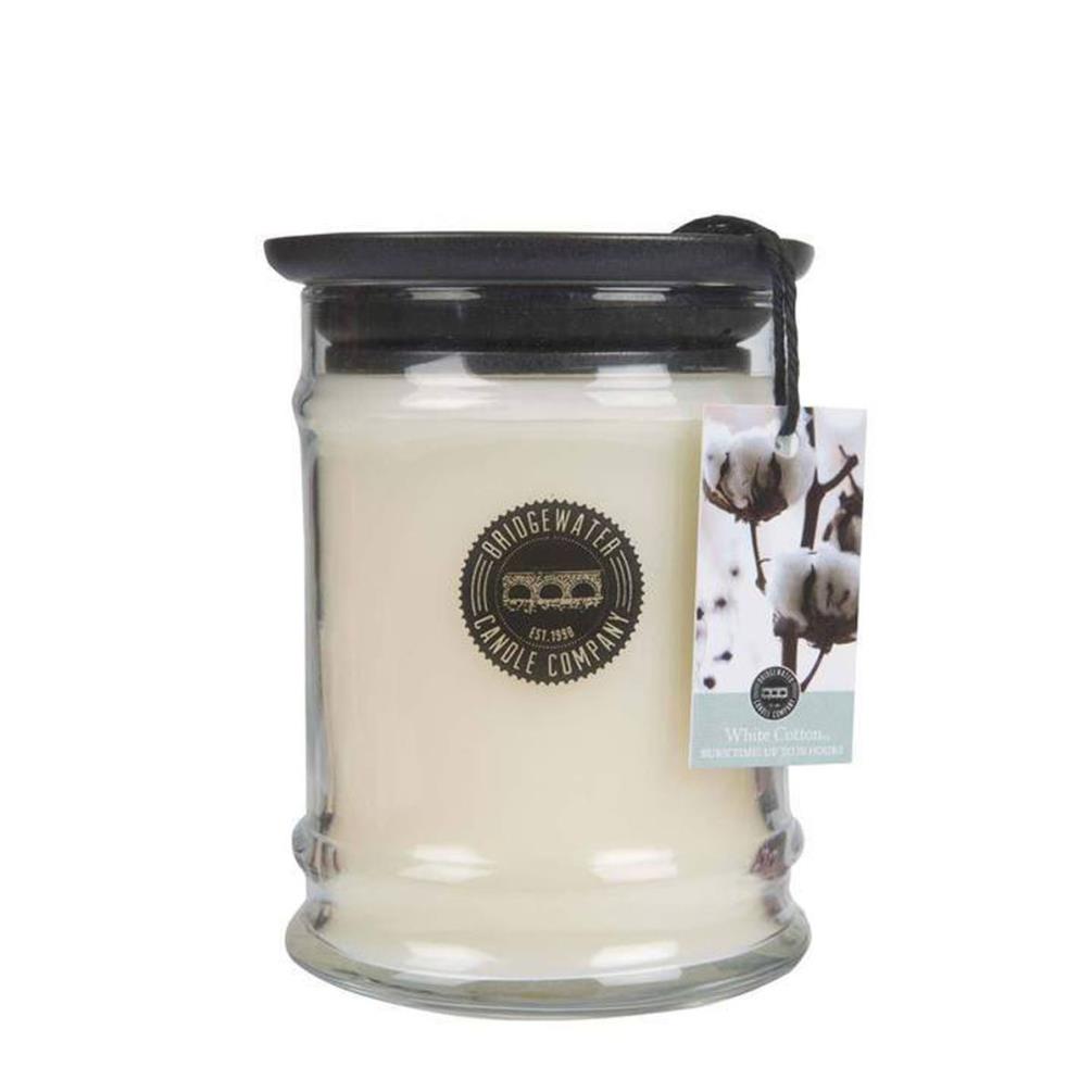 Bridgewater White Cotton Medium Jar Candle £22.46